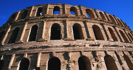 Ruins of a Roman amphitheatre