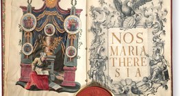 A copy of Maria Theresa's edict 'Ratio Educationis', which regulated educational issues