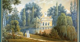 Johann Baptist Pölt - The Esterházy castle and park (Kismarton)