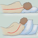 Lying in bed - right and wrong way
