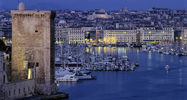 View of Marseille from the sea
