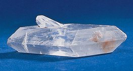 Crystal variety of gypsum (known as selenite)