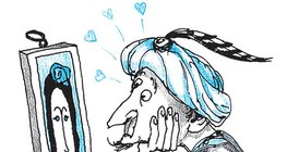 Itt egy idősebb törökkel és festményen megörökített szerelmével illusztráljuk a magyar serdülők kamaszkori nehézségeit