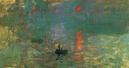 Claude Monet: Impression, Sunrise (1872, impressionism)