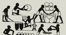 Bread-making (Egyptian tomb painting)
