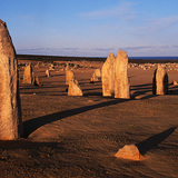 Rock formations in the Pinnacles Desert