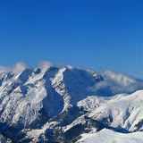 Alpe d'Huez, a ski resort in the Alps
