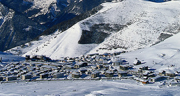 Alpe d'Huez, a ski resort in the Alps