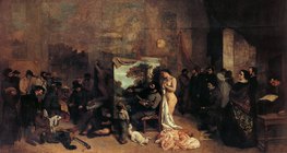 Gustave Courbet: The Artist's Studio (1855, Realism)
