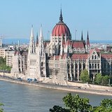 View of the Hungarian Parliament Building