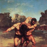 Gustave Courbet: The Wrestlers (1853, Realism)