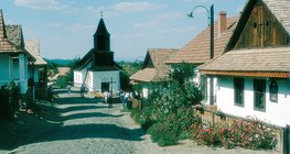Hollókő is a village in Hungary and a UNESCO World Heritage Site