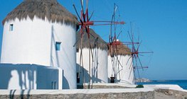 Windmills in Mykonos