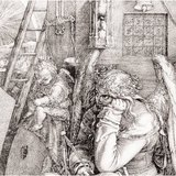 Albrecht Dürer's Melencolia I featuring his famous magic square Albrecht Dürer's Melencolia I featuring his famous magic square