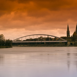 The Tisza River in Szeged, Hungary