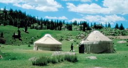 Yurts in Mongolia