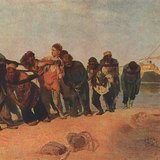 Repin: Barge Haulers on the Volga (1873, Realism)