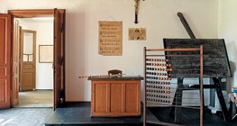 The old village school in Ópusztaszer, Hungary