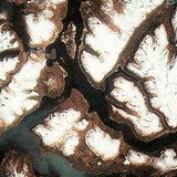 Fjord coast (satellite image)