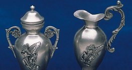 Pewter jugs