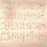 A Himnusz kottájának eredeti kézirata