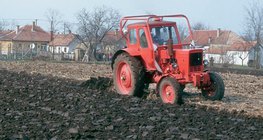 Ploughing in the Great Hungarian Plain