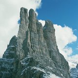 Weathered rocks in the Dolomites