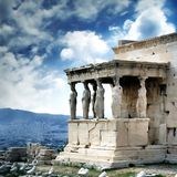 The Caryatid Porch of the Erechtheion on the Acropolis