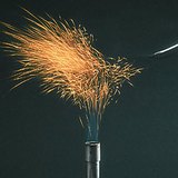 The oxidation of iron powder