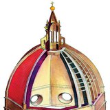 Structure of the dome of the florence cathedral (Renaissance)