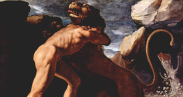 Francisco de Zurbarán: Hercules Fighting with the Nemean Lion