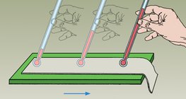 Friction heats up the thermometer