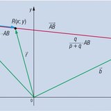Coordinates of the point that partitions the segment in a given ratio