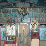 Orthodox wall of icons, the iconostasis