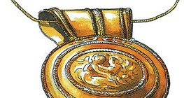 Bulla: an amulet that was given to male children in Ancient Rome