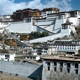 The Potala Palace, the residence of the Dalai Lama in Lhasa