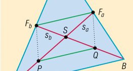 Meridians of a triangle