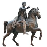 Marcus Aurelius lovas szobra (Róma, 161–180, reneszánsz)
