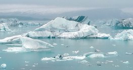 Nascent icebergs in Iceland