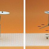 Nålen på elektroskopet beveger seg når den blir elektrisk ladet