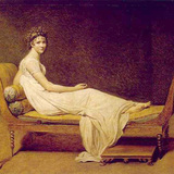Jacques-Louis David - The Portrait of Madame Récamier