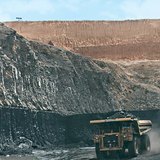 Open-cast coal mine