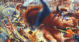 Umberto Boccioni - The City Rises (1911-1912, Futurism)