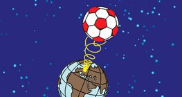 It is easier to understand the increase of gravitational energy if we theoretically connect an object to Earth with a spring that represents the gravitational field