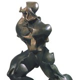 Умберто Бочони: "Уникални форми на непрекъснатостта на пространството" (1913, футуризъм)