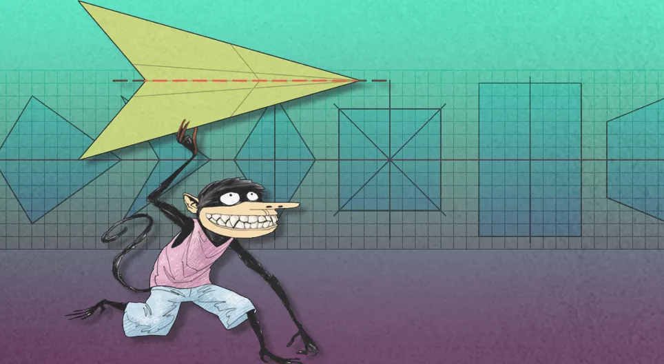 Axially symmetric polygons and circles