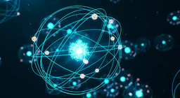 What holds the atomic nucleus together?