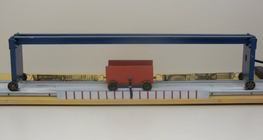 Oscillation damped by friction