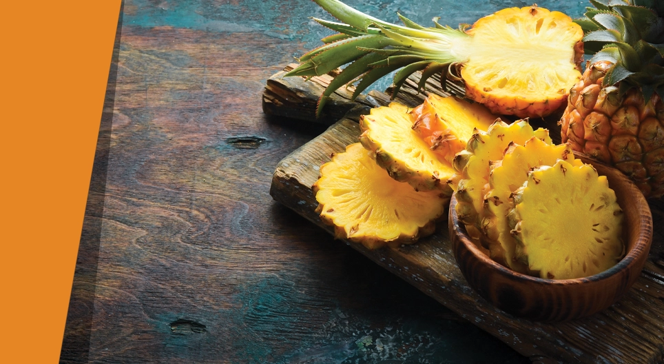 Vraatzuchtige ananas