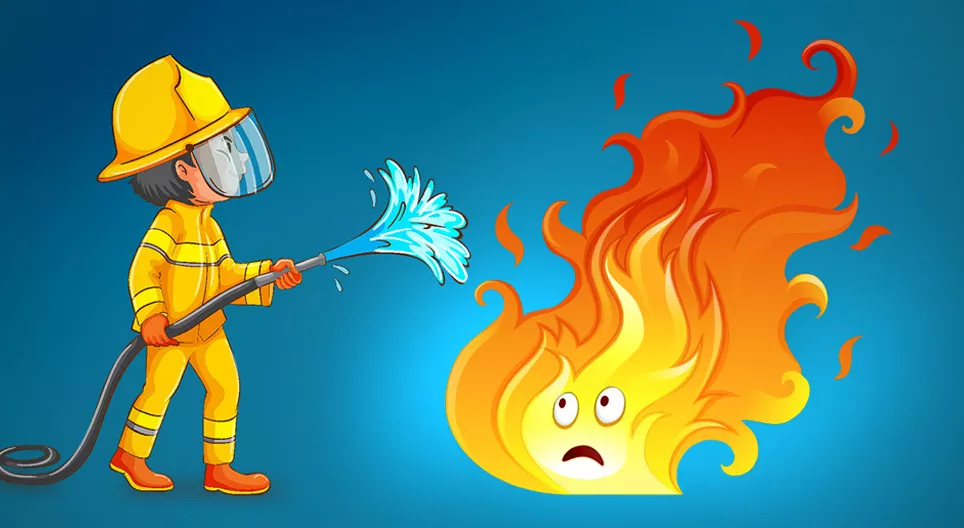 Hvordan slukker man en brann?